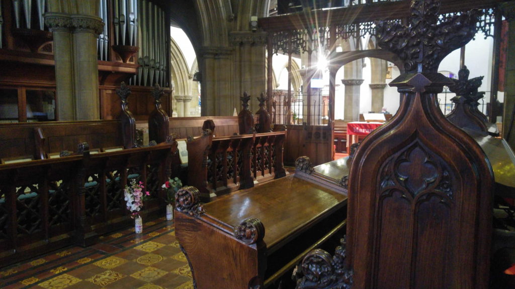 View from the choir stalls