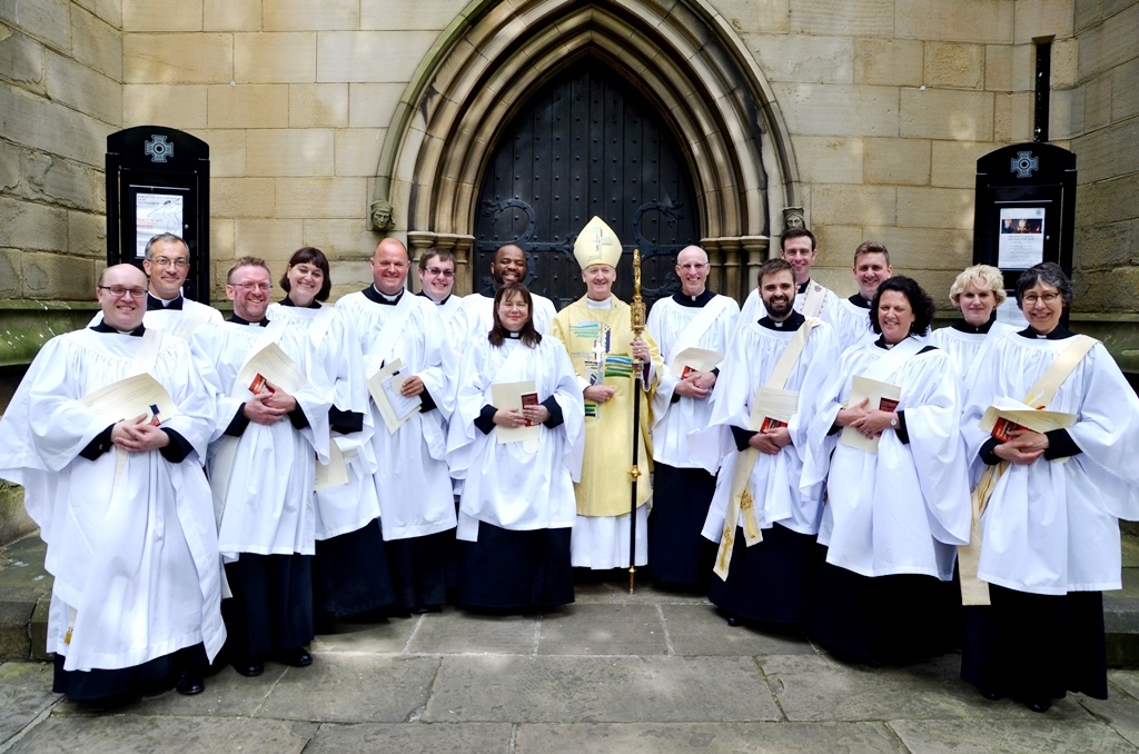 Ordinands at Wakefield Cathedral in 2016