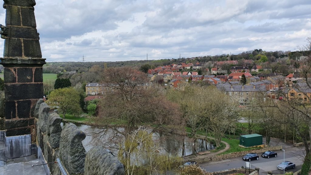 View from the church tower